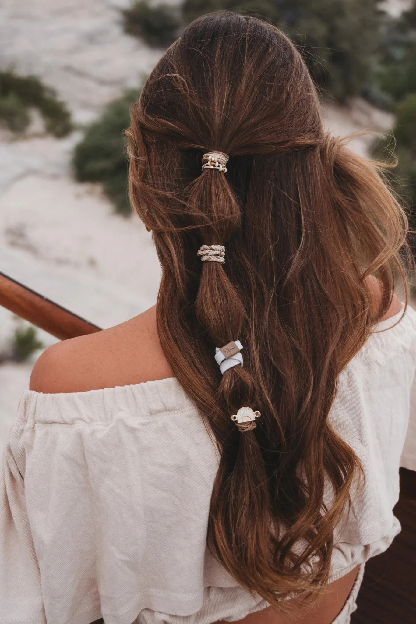 Hair Tie Bracelet Pack - Stylish 2-in-1 Elastic Wristbands 5 Hair Tie Bracelet Pack - Stylish 2-in-1 Elastic Wristbands - Image 3