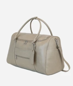 Premium Pebble Faux Leather Weekender Bag - Large Travel & Hospital Tote 11 Premium Pebble Faux Leather Weekender Bag - Large Travel & Hospital Tote -ROOLEE FASHION SHOP weekender.graygray.2web